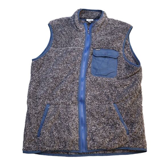 Southern Shirt Vest Men Large Gray Soft Full Zip Up Leeveless Outdoor Mock Neck - Picture 1 of 11